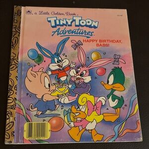 Tiny Toon Adventures Kids Book with Pink Cover